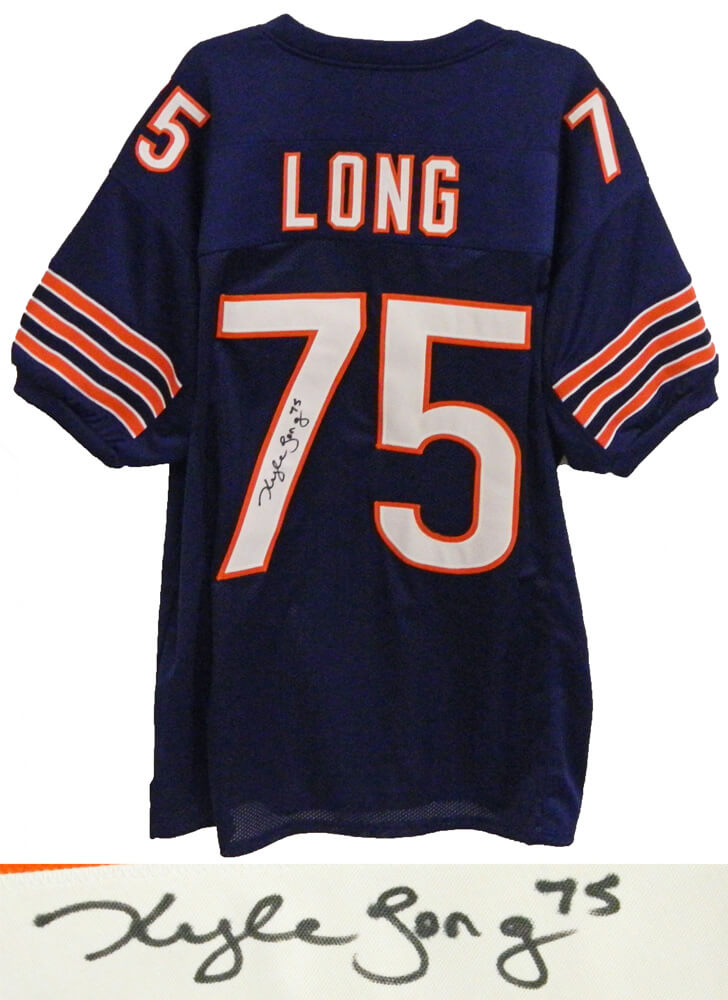 Kyle Long Signed Navy Custom Jersey - LONJRY300 - Kyle Long Signed Navy Custom Jersey product image