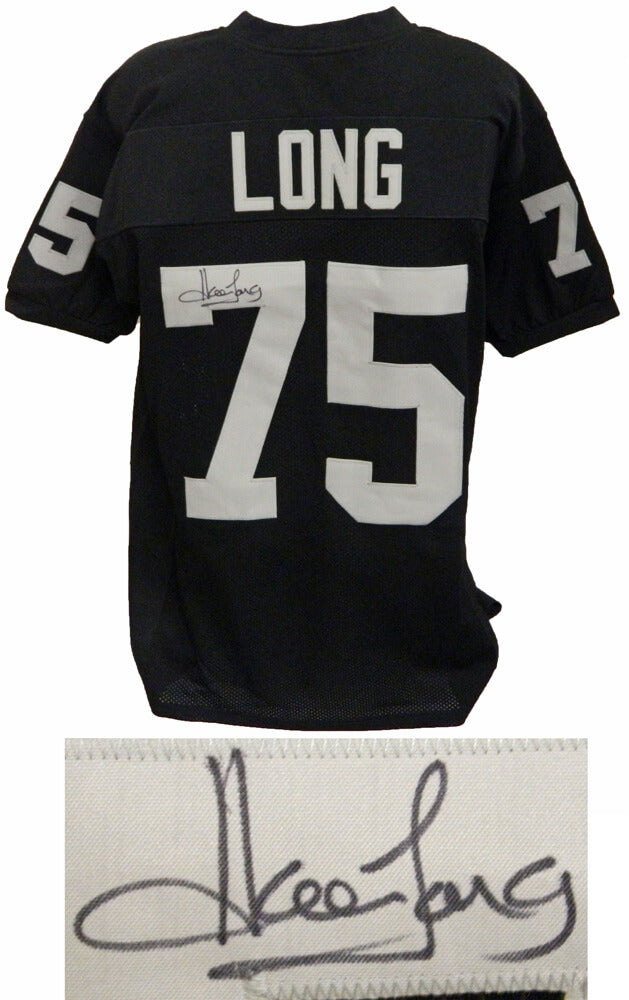 Howie Long Signed Black Custom Football Jersey - LONJRY310 - Howie Long Signed Black Custom Football Jersey product image