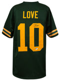 Jordan Love Signed Green & Yellow Custom Football Jersey - (Beckett) - LOVJRY300 - Jordan Love Signed Green & Yellow Custom Football Jersey - (Beckett) product image