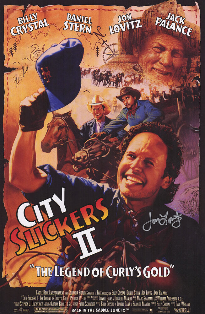 Jon Lovitz Signed City Slickers 2: The Legend of Curly's Gold 11x17 Movie Poster - LOVPST500 - Jon Lovitz Signed City Slickers 2: The Legend of Curly's Gold 11x17 Movie Poster product image