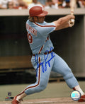 Greg Luzinski Signed Philadelphia Phillies Blue Jersey Batting 8x10 Photo - LUZ08P102 - Greg Luzinski Signed Philadelphia Phillies Blue Jersey Batting 8x10 Photo product image