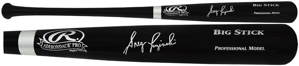Greg Luzinski Signed Rawlings Big Stick Black Baseball Bat - LUZBAT100 - Greg Luzinski Signed Rawlings Big Stick Black Baseball Bat product image