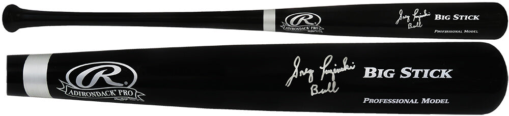Greg Luzinski Signed Rawlings Big Stick Black Baseball Bat w/Bull - LUZBAT101 - Greg Luzinski Signed Rawlings Big Stick Black Baseball Bat w/Bull product image