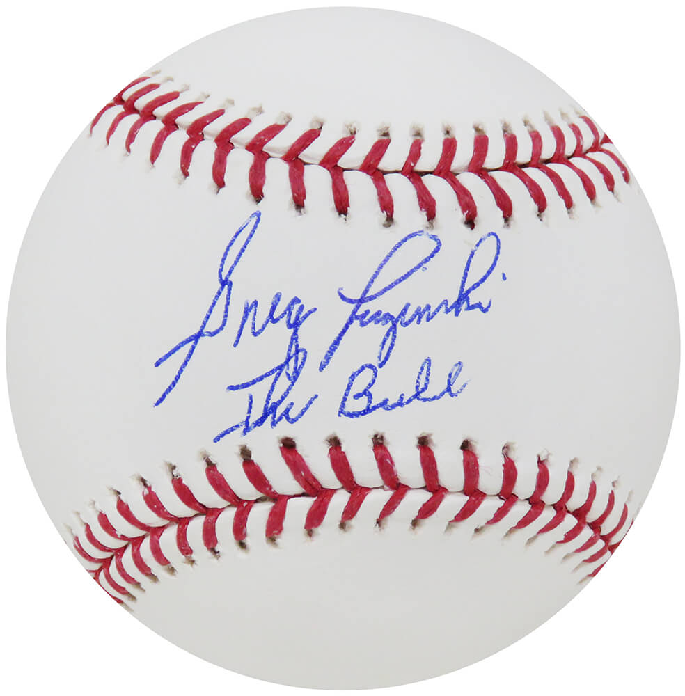 Greg Luzinski Signed Rawlings Official MLB Baseball w/The Bull - LUZBSB101 - Greg Luzinski Signed Rawlings Official MLB Baseball w/The Bull product image