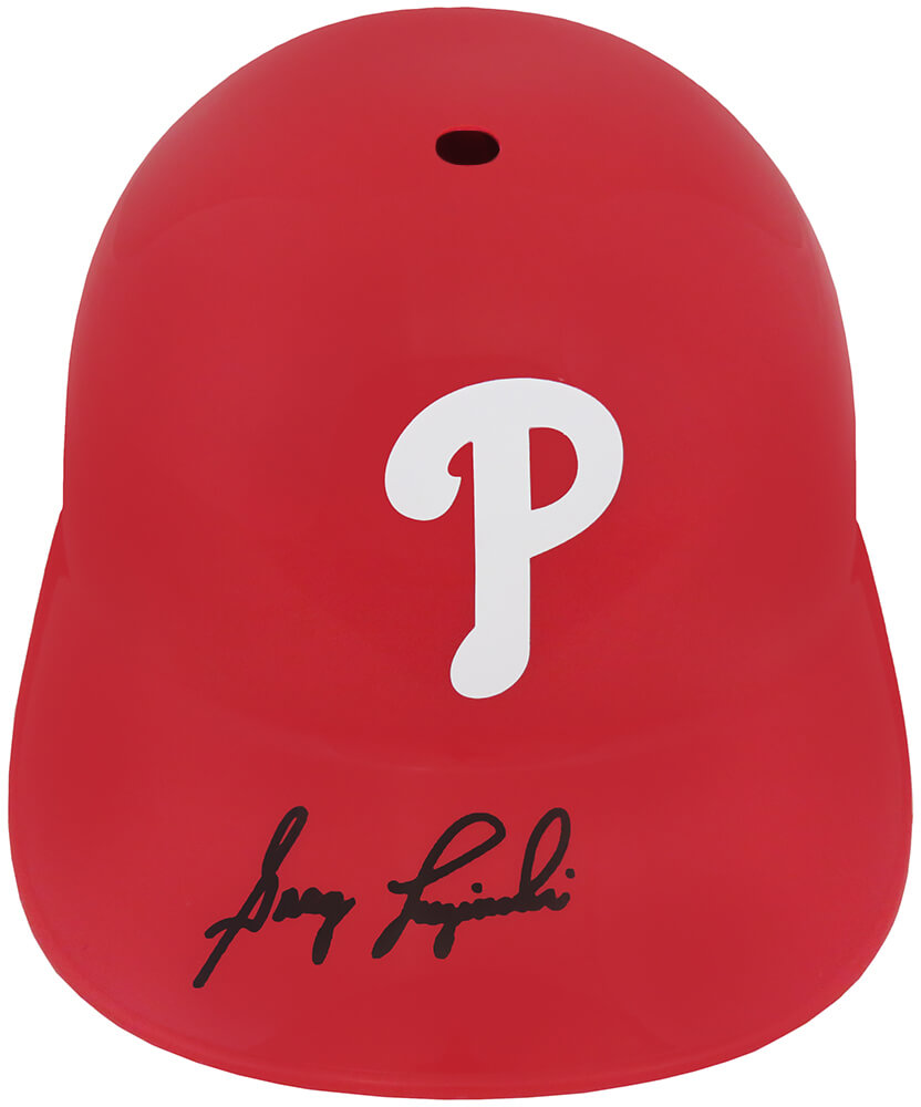 Greg Luzinski Signed Philadelphia Phillies Souvenir Replica Batting Helmet - LUZBTH100 - Greg Luzinski Signed Philadelphia Phillies Souvenir Replica Batting Helmet product image
