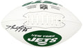 Marty Lyons Signed Wilson New York Jets White Logo Football - LYOFTB300 - Marty Lyons Signed Wilson New York Jets White Logo Football product image