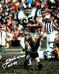 Tom Mack Signed Rams Action 8x10 Photo w/HOF'99 - MAC08P301 - Tom Mack Signed Rams Action 8x10 Photo w/HOF'99 product image