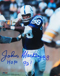 John Mackey Signed Colts Action 8x10 Photo w/HOF'92 - MAC08P320 - John Mackey Signed Colts Action 8x10 Photo w/HOF'92 product image