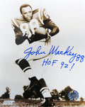 John Mackey Signed Colts B&W Pose 8x10 Photo w/HOF'92 - MAC08P322 - John Mackey Signed Colts B&W Pose 8x10 Photo w/HOF'92 product image
