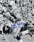John Mackey Signed Colts B&W Running With Football 8x10 Photo w/HOF'92 - MAC08P325 - John Mackey Signed Colts B&W Running With Football 8x10 Photo w/HOF'92 product image