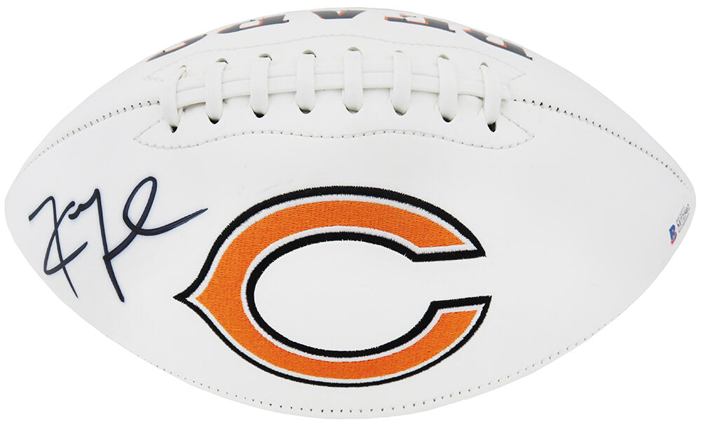 Khalil Mack Signed Chicago Bears Jarden White Panel Logo Football (Fanatics) - MACFTB311 - Khalil Mack Signed Chicago Bears Jarden White Panel Logo Football (Fanatics) product image