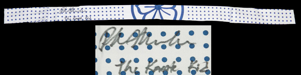 Ralph Macchio Signed The Karate Kid White Karate Headband w/The Karate Kid - MACOTH501 - Ralph Macchio Signed The Karate Kid White Karate Headband w/The Karate Kid product image