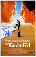 Ralph Macchio Signed The Karate Kid 11x17 Movie Poster w/Wax On - MACPST501 - Ralph Macchio Signed The Karate Kid 11x17 Movie Poster w/Wax On product image