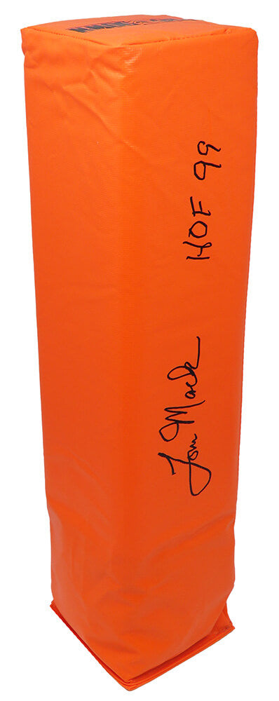Tom Mack Signed Orange Endzone Football Pylon w/HOF'99 - MACPYL300 - Tom Mack Signed Orange Endzone Football Pylon w/HOF'99 product image