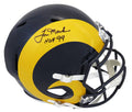 Tom Mack Signed Los Angeles Rams Throwback Riddell Full Size Speed Replica Helmet w/HOF'99 - MACREP321 - Tom Mack Signed Los Angeles Rams Throwback Riddell Full Size Speed Replica Helmet w/HOF'99 product image