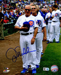 Joe Maddon Signed Chicago Cubs Wrigley Field National Anthem 8x10 Photo - MAD08P113 - Joe Maddon Signed Chicago Cubs Wrigley Field National Anthem 8x10 Photo product image