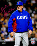 Joe Maddon Signed Chicago Cubs Manager 8x10 Photo w/Go Cubs - MAD08P114 - Joe Maddon Signed Chicago Cubs Manager 8x10 Photo w/Go Cubs product image
