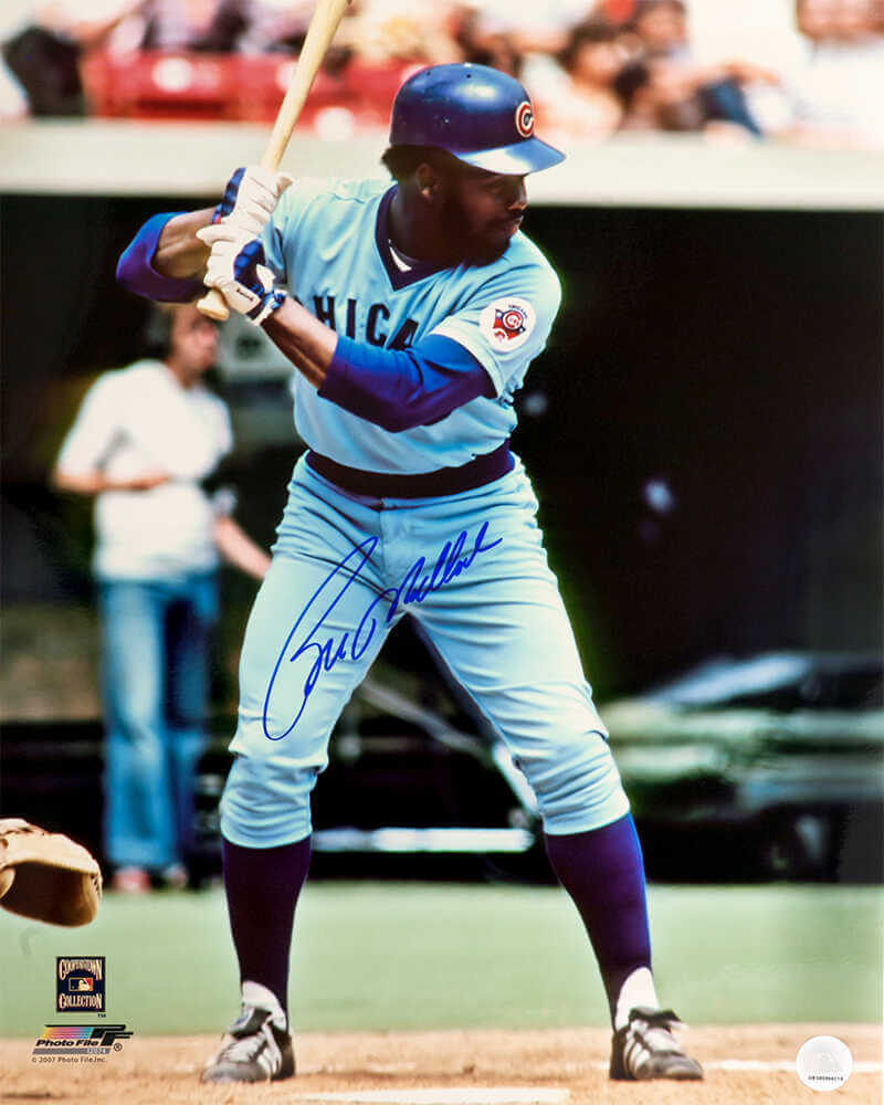 Bill Madlock Signed Chicago Cubs Blue Jersey Batting 16x20 Photo - MAD16P102 - Bill Madlock Signed Chicago Cubs Blue Jersey Batting 16x20 Photo product image