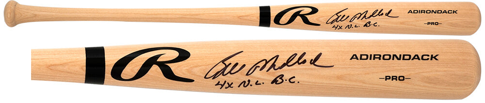 Bill Madlock Signed Rawlings Pro Blonde Baseball Bat w/4x NL BC - MADBAT124 - Bill Madlock Signed Rawlings Pro Blonde Baseball Bat w/4x NL BC product image