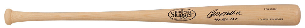 Bill Madlock Signed Louisville Slugger Pro Stock Blonde Baseball Bat w/4x NL BC - MADBAT127 - Bill Madlock Signed Louisville Slugger Pro Stock Blonde Baseball Bat w/4x NL BC product image