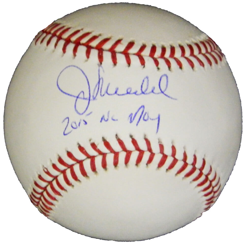 Joe Maddon Signed Rawlings Official MLB Baseball w/2015 NL MOY - MADBSB111 - Joe Maddon Signed Rawlings Official MLB Baseball w/2015 NL MOY product image