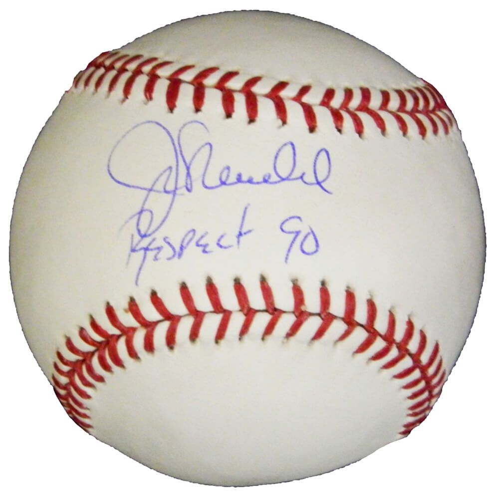 Joe Maddon Signed Rawlings Official MLB Baseball w/Respect 90 - MADBSB113 - Joe Maddon Signed Rawlings Official MLB Baseball w/Respect 90 product image