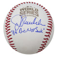 Joe Maddon Signed Rawlings 2016 World Series Baseball w/We Did Not Suck - MADBSB118 - Joe Maddon Signed Rawlings 2016 World Series Baseball w/We Did Not Suck product image