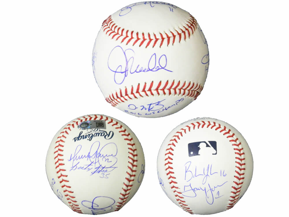Joe Maddon & Cubs 2016 Coaching Staff Signed Rawlings Official MLB Baseball w/7 Sigs, 16 WS Champs - MADBSB120 - Joe Maddon & Cubs 2016 Coaching Staff Signed Rawlings Official MLB Baseball w/7 Sigs, 16 WS Champs product image