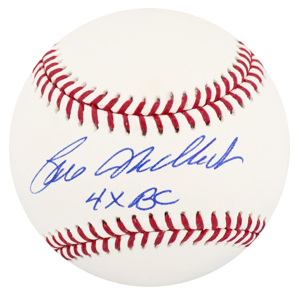 Bill Madlock Signed Rawlings Official MLB Baseball w/4x BC - MADBSB132 - Bill Madlock Signed Rawlings Official MLB Baseball w/4x BC product image