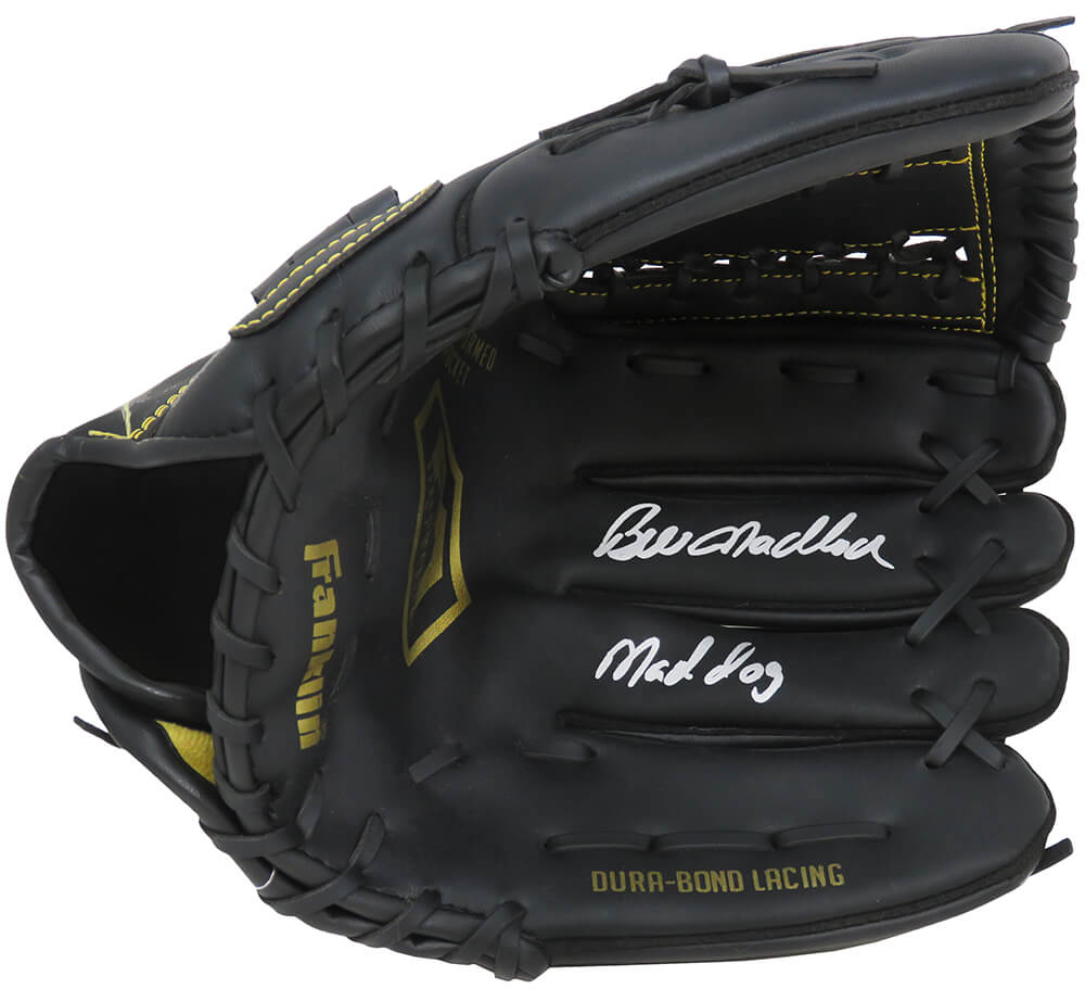 Bill Madlock Signed Franklin Baseball Fielders Glove w/Mad Dog - MADGLV100 - Bill Madlock Signed Franklin Baseball Fielders Glove w/Mad Dog product image