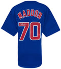 Joe Maddon Signed Blue Custom Baseball Jersey - MADJRY116 - Joe Maddon Signed Blue Custom Baseball Jersey product image
