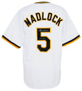Bill Madlock Signed White Custom Baseball Jersey w/Mad Dog - MADJRY121 - Bill Madlock Signed White Custom Baseball Jersey w/Mad Dog product image