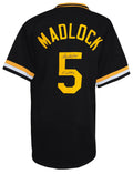 Bill Madlock Signed Black Custom Baseball Jersey w/Mad Dog - MADJRY122 - Bill Madlock Signed Black Custom Baseball Jersey w/Mad Dog product image