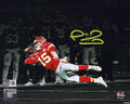 Patrick Mahomes Signed Kansas City Chiefs Superman Throw Spotlight 8x10 Photo (Beckett) - MAH08P301 - Patrick Mahomes Signed Kansas City Chiefs Superman Throw Spotlight 8x10 Photo (Beckett) product image