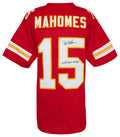 Pat (Patrick) Mahomes Sr. Signed Red Custom Football Jersey w/Who's Your Daddy? - MAHJRY310 - Pat (Patrick) Mahomes Sr. Signed Red Custom Football Jersey w/Who's Your Daddy? product image