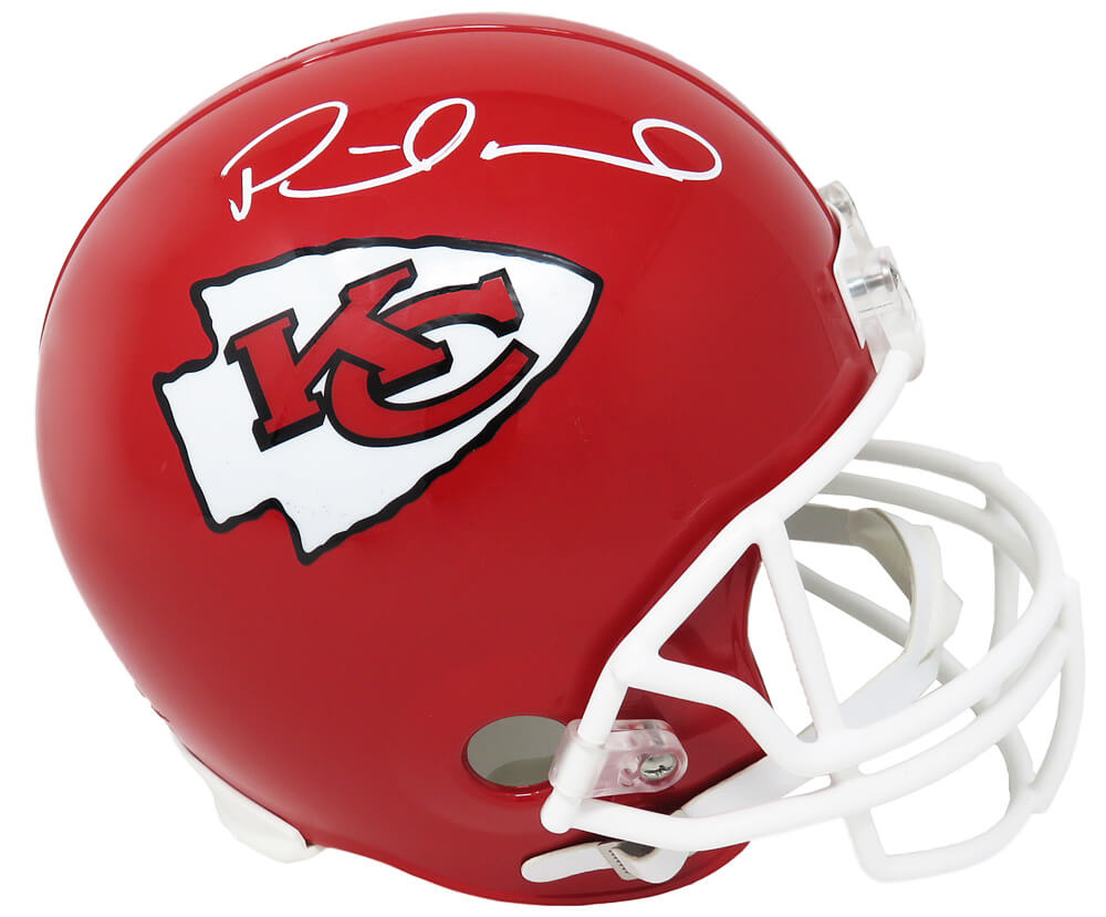 Patrick Mahomes Signed Kansas City Chiefs Riddell Full Size Replica Helmet  (Beckett) - MAHREP300 - Patrick Mahomes Signed Kansas City Chiefs Riddell Full Size Replica Helmet (Beckett) product image