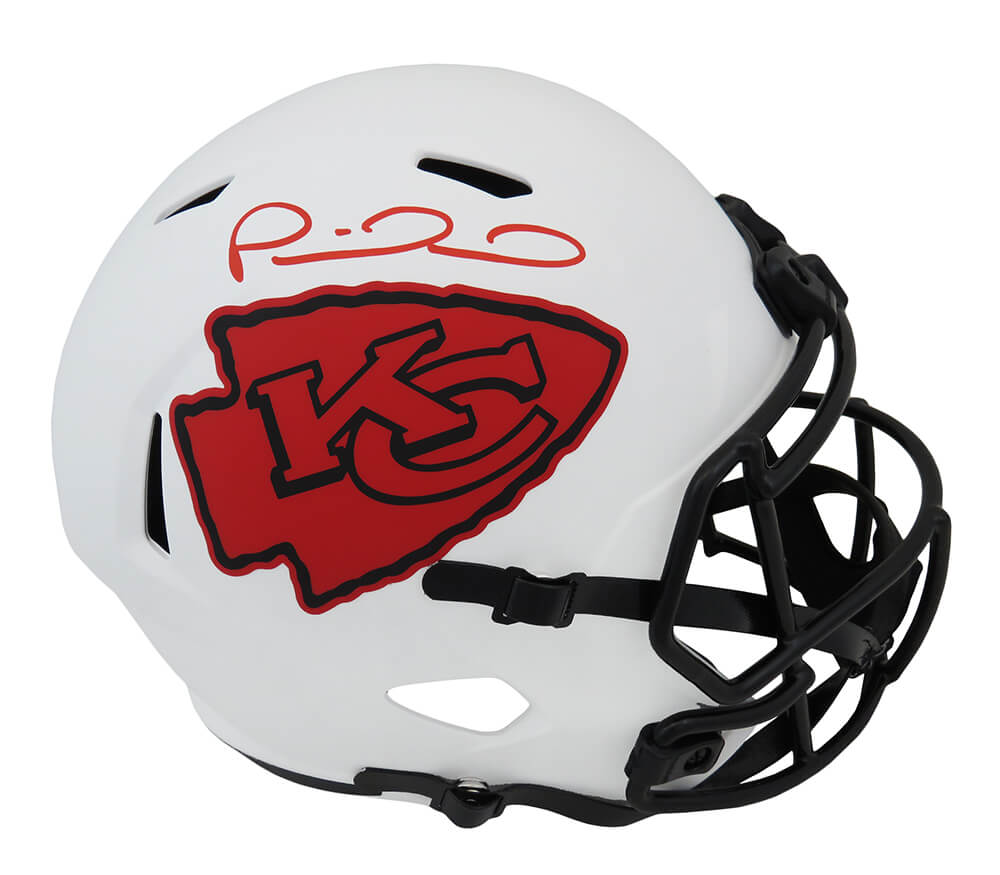 Patrick Mahomes Signed Kansas City Chiefs Lunar Eclipse Riddell Full Size Speed Replica Helmet  (Beckett) - MAHREP303 - Patrick Mahomes Signed Kansas City Chiefs Lunar Eclipse Riddell Full Size Speed Replica Helmet (Beckett) product image