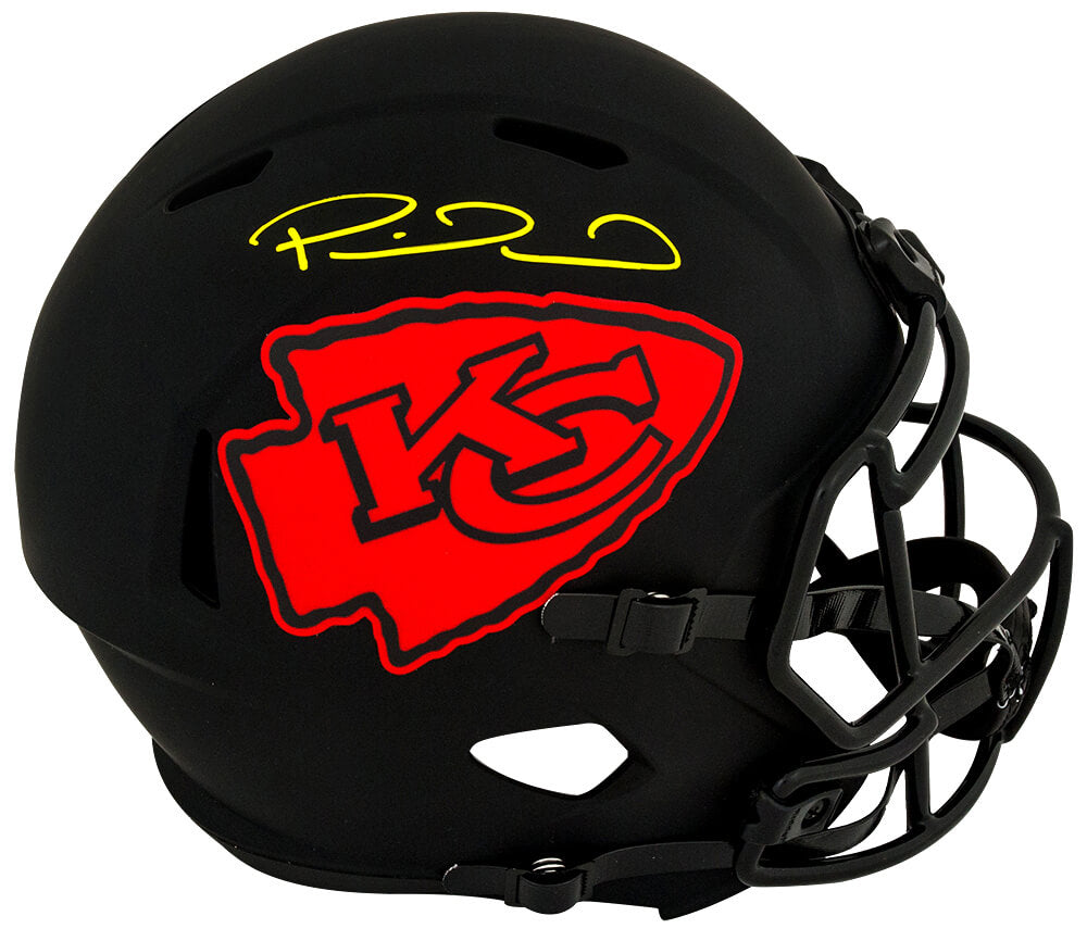 Patrick Mahomes Signed Kansas City Chiefs ECLIPSE Riddell Full Size Speed Replica Helmet  (Beckett) - MAHREP304 - Patrick Mahomes Signed Kansas City Chiefs ECLIPSE Riddell Full Size Speed Replica Helmet (Beckett) product image