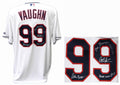 Charlie Sheen, Tom Berenger & Corbin Bernsen Signed Cleveland Indians White Majestic Replica Jersey w/Taylor & Roger Dorn - MAJJRY500 - Charlie Sheen, Tom Berenger & Corbin Bernsen Signed Cleveland Indians White Majestic Replica Jersey w/Taylor & Roger Dorn product image
