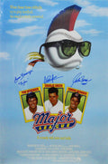 Charlie Sheen, Tom Berenger & Corbin Bernsen Cast Signed Major League 24x36 Movie Poster w/Taylor, Dorn (Slightly Damaged) - MAJPST504 - Charlie Sheen, Tom Berenger & Corbin Bernsen Cast Signed Major League 24x36 Movie Poster w/Taylor, Dorn (Slightly Damaged) product image