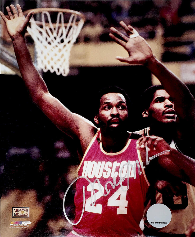Moses Malone Signed Houston Rockets Action 8x10 Photo - MAL08P200 - Moses Malone Signed Houston Rockets Action 8x10 Photo product image