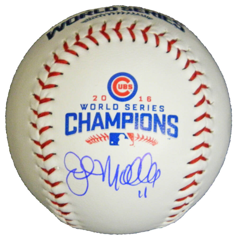 John Mallee Signed Chicago Cubs 2016 World Series Champions Logo Baseball - MALBSB104 - John Mallee Signed Chicago Cubs 2016 World Series Champions Logo Baseball product image