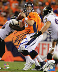 Peyton Manning Signed Denver Broncos Orange Jersey Action vs Ravens 8x10 Photo- (JSA) - MAN08P323 - Peyton Manning Signed Denver Broncos Orange Jersey Action vs Ravens 8x10 Photo- (JSA) product image