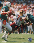 Dexter Manley Signed Washington Football Team Action vs Dolphins 8x10 Photo - MAN08P346 - Dexter Manley Signed Washington Football Team Action vs Dolphins 8x10 Photo product image