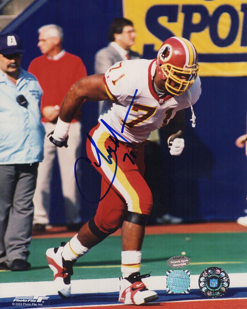 Charles Mann Signed Washington Football Team White Jersey 8x10 Photo - MAN08P355TW - Charles Mann Signed Washington Football Team White Jersey 8x10 Photo product image