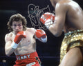 Ray Mancini Signed Boxing Punching Action 8x10 Photo w/Boom Boom - MAN08P502 - Ray Mancini Signed Boxing Punching Action 8x10 Photo w/Boom Boom product image
