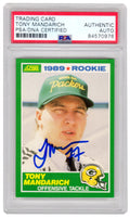 Tony Mandarich Signed Green Bay Packers 1989 Score Football Rookie Card #269 - (PSA Encapsulated) - MANCAR301 - Tony Mandarich Signed Green Bay Packers 1989 Score Football Rookie Card #269 - (PSA Encapsulated) product image