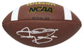 Johnny Manziel Signed Wilson NCAA Full Size Football - MANFTB300 - Johnny Manziel Signed Wilson NCAA Full Size Football product image