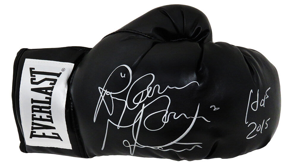 Ray Mancini Signed Everlast Black Boxing Glove w/Boom Boom, HOF 2015 - MANGLV503 - Ray Mancini Signed Everlast Black Boxing Glove w/Boom Boom, HOF 2015 product image