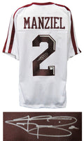 Johnny Manziel Signed White Custom College Football Jersey (JSA) - MANJRY312 - Johnny Manziel Signed White Custom College Football Jersey (JSA) product image